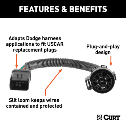 CURT 57300 Electrical Adapter