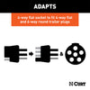 CURT 57624 Duplex Electrical Adapters