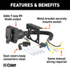 CURT 57672 Duplex Electrical Adapters