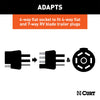 CURT 57674 Duplex Electrical Adapters