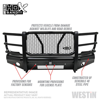 Westin 58-31135 HDX Bandit Front Bumper Fits 19-21 Silverado 1500