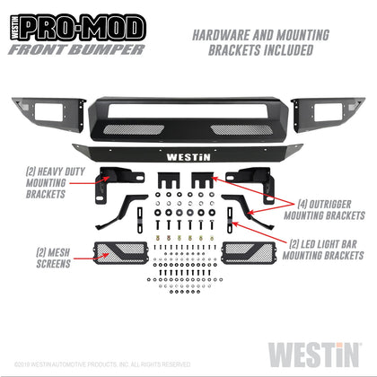 Westin 58-41015 Pro-Mod Front Bumper Fits 15-17 F-150