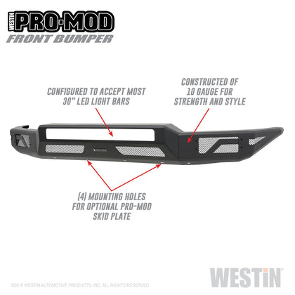 Westin 58-41035 Pro-Mod Front Bumper Fits 14-21 Tundra