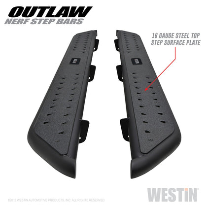 Westin 58-53565 Outlaw Nerf Step Bars