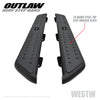 Westin 58-53945 Outlaw Nerf Step Bars