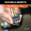 CURT 58030 4-Way Flat Wiring Connector