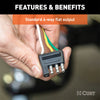 CURT 58031 4-Way Flat Wiring Connector