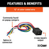 CURT 58037 6-Way Square Connector Plug