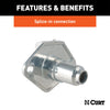 CURT 58071 4-Way Round Connector Socket