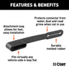 CURT 58201 4-Way Flat Connector Dust Cover