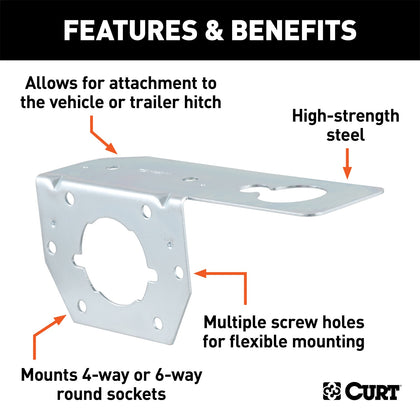 CURT 58210 Trailer Wire Connector Bracket