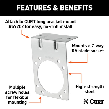CURT 58230 Trailer Wire Connector Bracket