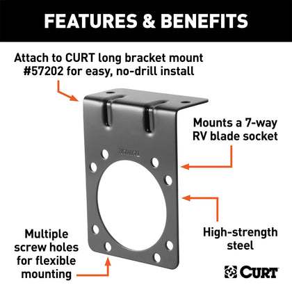 CURT 58290 Trailer Wire Connector Bracket