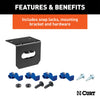 CURT 58345 4-Way Flat Connector Plug and Socket Kit