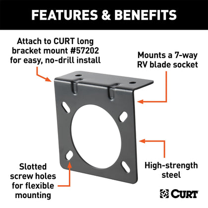 CURT 58520 Trailer Wire Connector Bracket