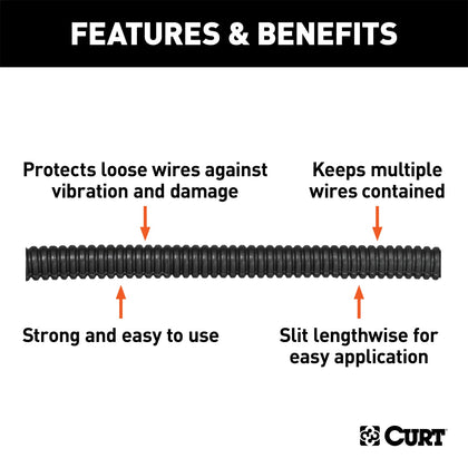 CURT 58823 Convoluted Slit Loom