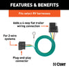 CURT 58918 Towed-Vehicle RV Harness Add-On