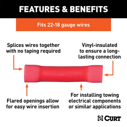 CURT 59421 Butt Connector