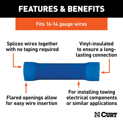CURT 59422 Butt Connector
