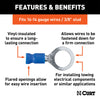 CURT 59523 Insulated Ring Terminal