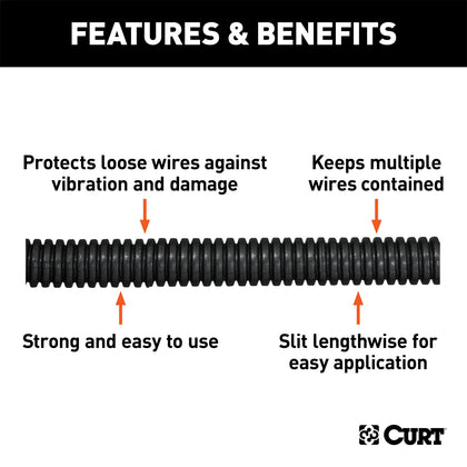 CURT 59824 Convoluted Slit Loom