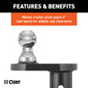 CURT 60602 Double Lock Gooseneck Extension Ball