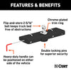 CURT 60607 Double Lock Gooseneck Hitch