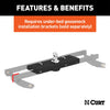 CURT 60607 Double Lock Gooseneck Hitch