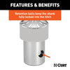 CURT 60629 Double Lock Gooseneck Extension Ball
