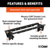 CURT 60647 Under-Bed Double Lock Gooseneck Install Kit