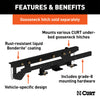 CURT 60658 Under-Bed Double Lock Gooseneck Install Kit Fits 13-16 1500