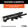 CURT 60658 Under-Bed Double Lock Gooseneck Install Kit Fits 13-16 1500