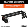 CURT 60660 Under-Bed Double Lock Gooseneck Install Kit Fits 2500 3500 Ram 2500