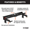 CURT 60681 Double Lock Gooseneck Hitch