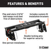 CURT 60682 Double Lock EZr Gooseneck Hitch Kit Fits 2500 3500 Ram 2500 Ram 3500
