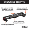 CURT 60683 Double Lock EZr Gooseneck Hitch Kit
