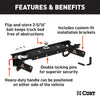 CURT 60720 Double-Lock Gooseneck Hitch/Install Kit