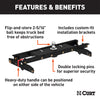 CURT 60722 Double-Lock Gooseneck Hitch/Install Kit