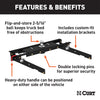 CURT 60723 Double-Lock Gooseneck Hitch/Install Kit