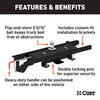 CURT 60730 Double-Lock Gooseneck Hitch/Install Kit