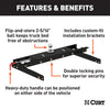 CURT 60734 Double-Lock Gooseneck Hitch/Install Kit