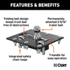 CURT 61052 Folding Ball Gooseneck Hitch