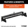 CURT 61331 Gooseneck Hitch Folding Ball Install Kit