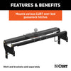 CURT 61341 Gooseneck Hitch Folding Ball Install Kit