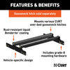 CURT 61509 Gooseneck Hitch Folding Ball Install Kit
