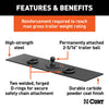 CURT 65500 Gooseneck Hitch Flat Hitch Plate