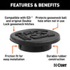 CURT 66165 Double Lock Gooseneck Cap