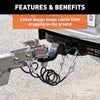 CURT 80136 Nylon Coated Safety Cable