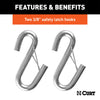 CURT 80136 Nylon Coated Safety Cable
