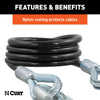 CURT 80136 Nylon Coated Safety Cable